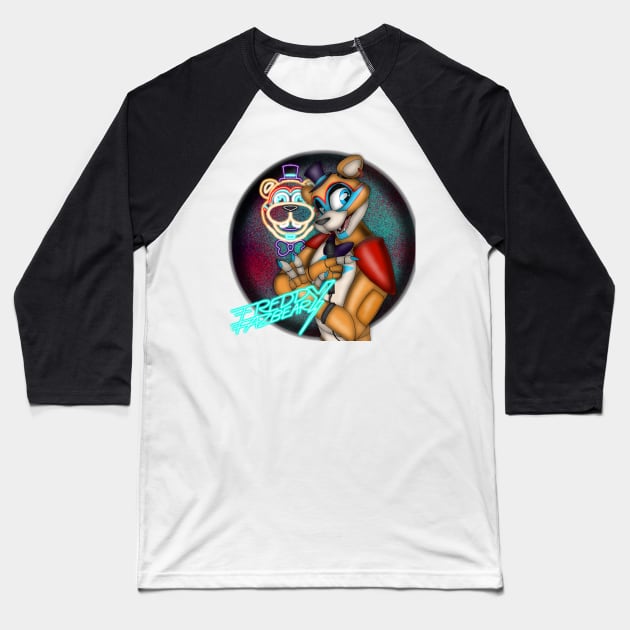 Way to go Superstar - Freddy Fazbear Baseball T-Shirt by Thehazbeansky1